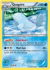 Quagsire | 22/116 | Reverse Holofoil | Plasma Freeze