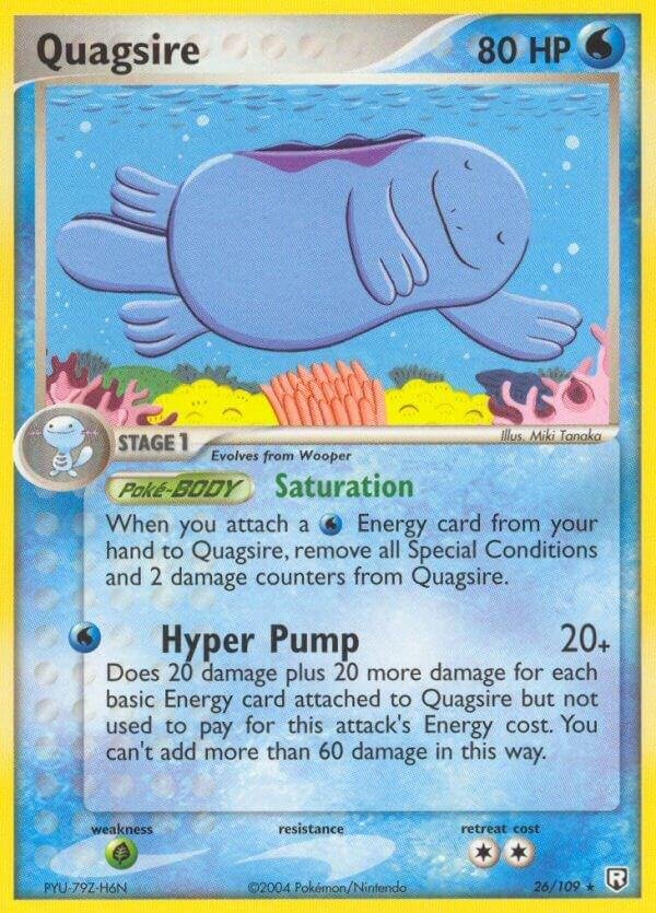Quagsire 26/109 Reverse Holofoil Team Rocket Returns
