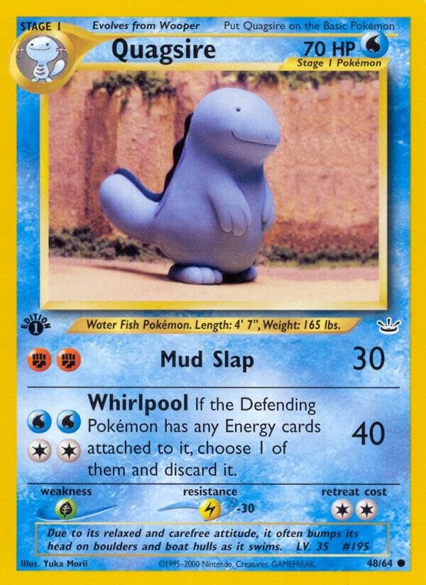 Quagsire 48/64 Unlimited Neo Revelation Quagsire 48/64 Unlimited Neo Revelation