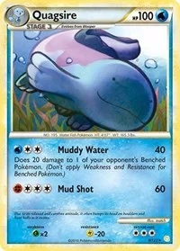 Quagsire | 9/123 | Reverse Holofoil | HeartGold SoulSilver