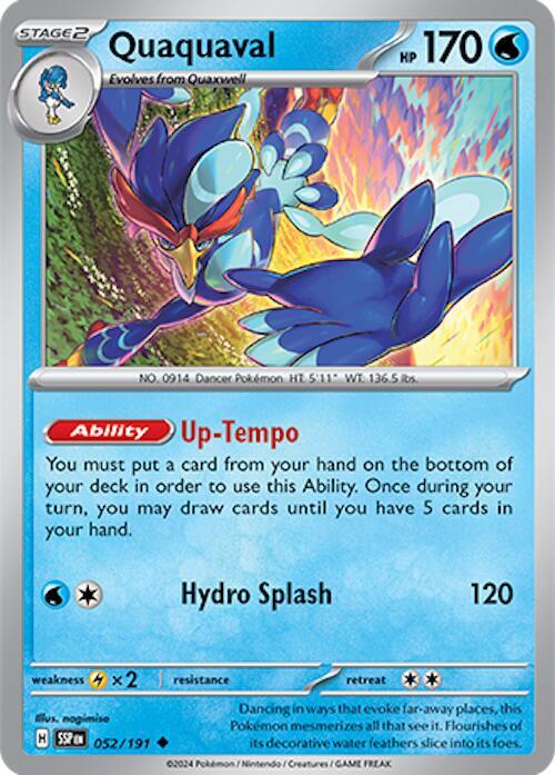 Quaquaval 052/191 Normal SV08: Surging Sparks Quaquaval 052/191 Normal SV08: Surging Sparks