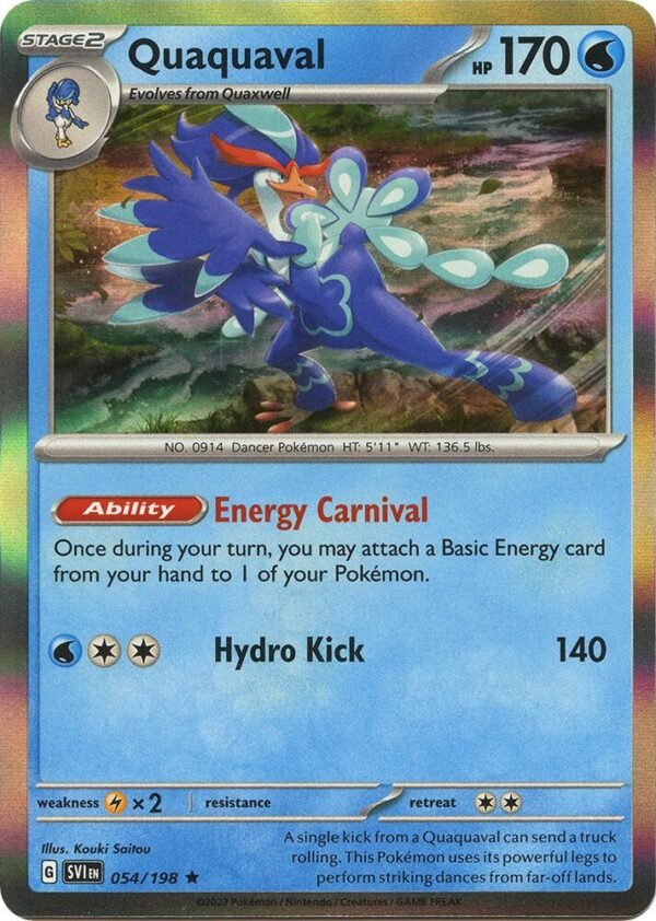 Quaquaval 054/198 Reverse Holofoil SV01: Scarlet & Violet Base Set