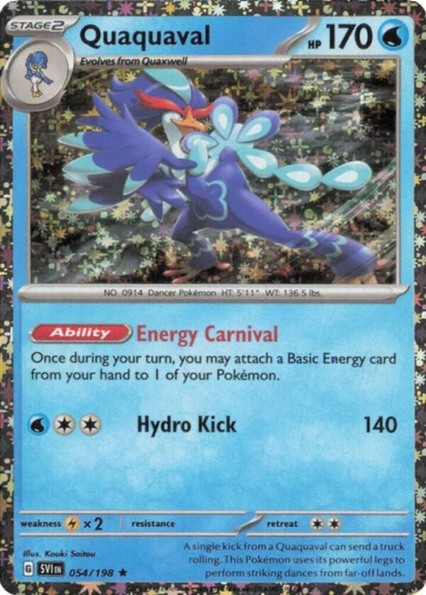 Quaquaval 054/198 (Sparkle Holo) Holofoil Miscellaneous Cards & Products Quaquaval 054/198 (Sparkle Holo) Holofoil Miscellaneous Cards & Products