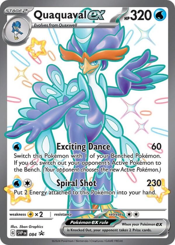 Quaquaval ex 084 Holofoil SV: Scarlet & Violet Promo Cards Quaquaval ex 084 Holofoil SV: Scarlet & Violet Promo Cards