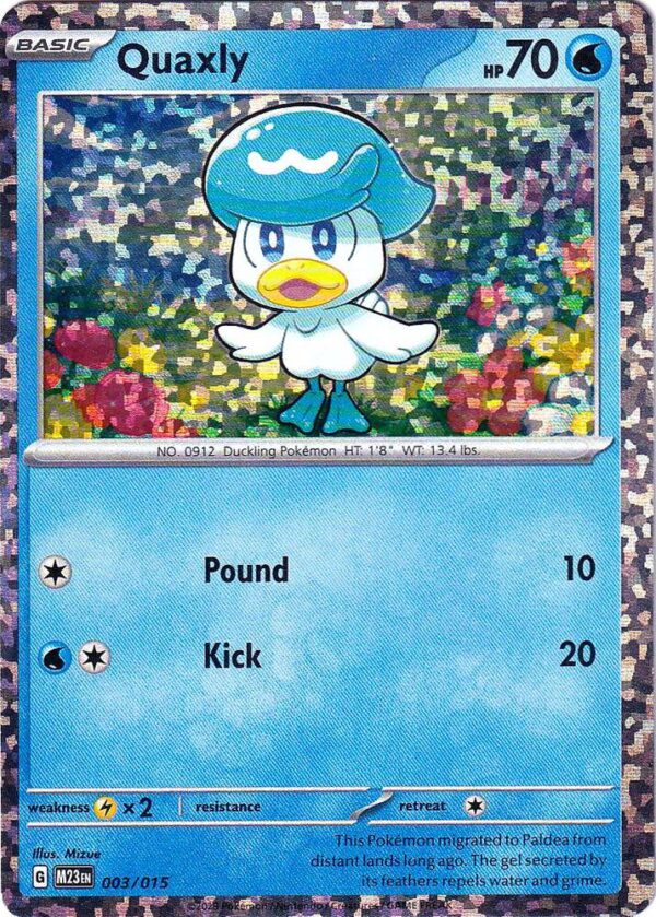 Quaxly 003/015 Holofoil McDonald’s Promos 2023 Quaxly 003/015 Holofoil McDonald’s Promos 2023
