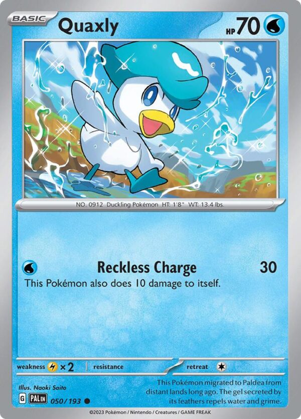 Quaxly 050/193 Reverse Holofoil SV02: Paldea Evolved