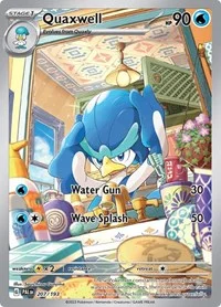 Quaxwell | 207/193 | Holofoil | SV02: Paldea Evolved