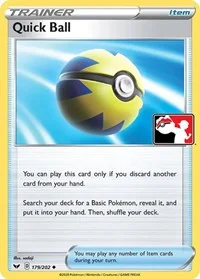 Quick Ball | 179/202 | Holofoil | Prize Pack Series Cards