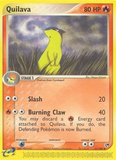 Quilava 51/100 Reverse Holofoil Sandstorm Quilava 51/100 Reverse Holofoil Sandstorm