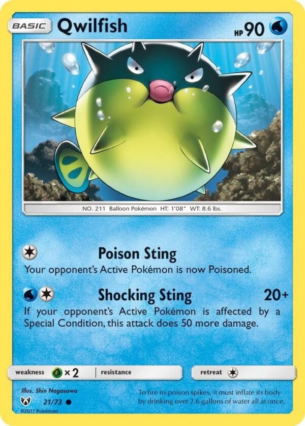 Qwilfish 21/73 Normal Shining Legends