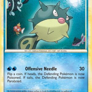 Qwilfish 50/123 Normal HeartGold SoulSilver
