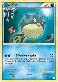 Qwilfish | 50/123 | Reverse Holofoil | HeartGold SoulSilver