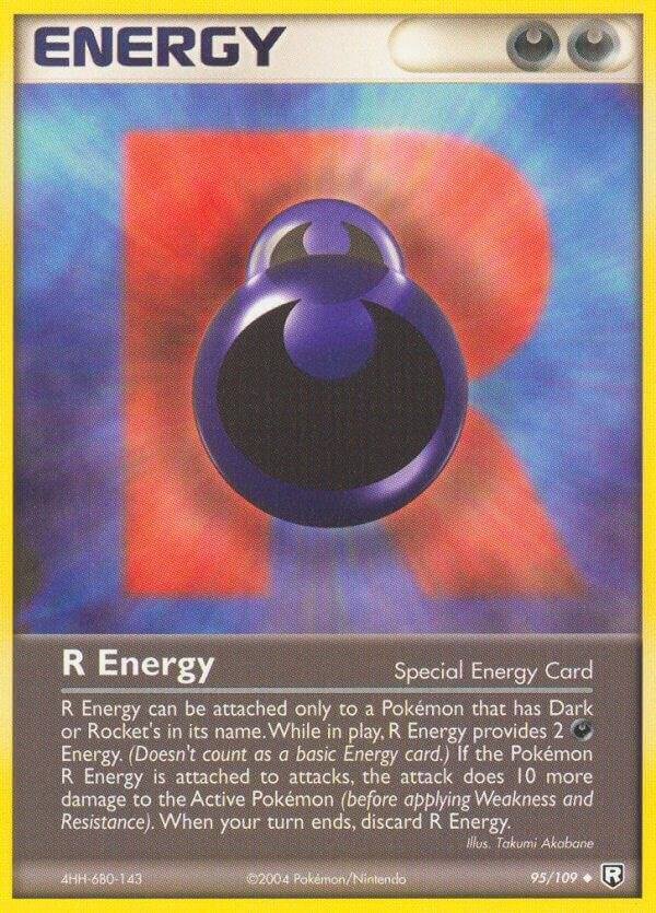 R Energy 95/109 Reverse Holofoil Team Rocket Returns