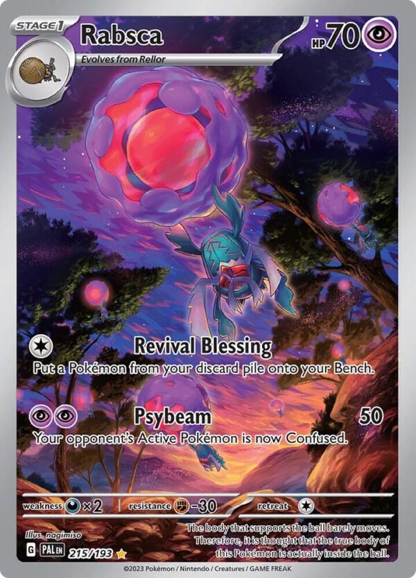 Rabsca 215/193 Holofoil SV02: Paldea Evolved Rabsca 215/193 Holofoil SV02: Paldea Evolved