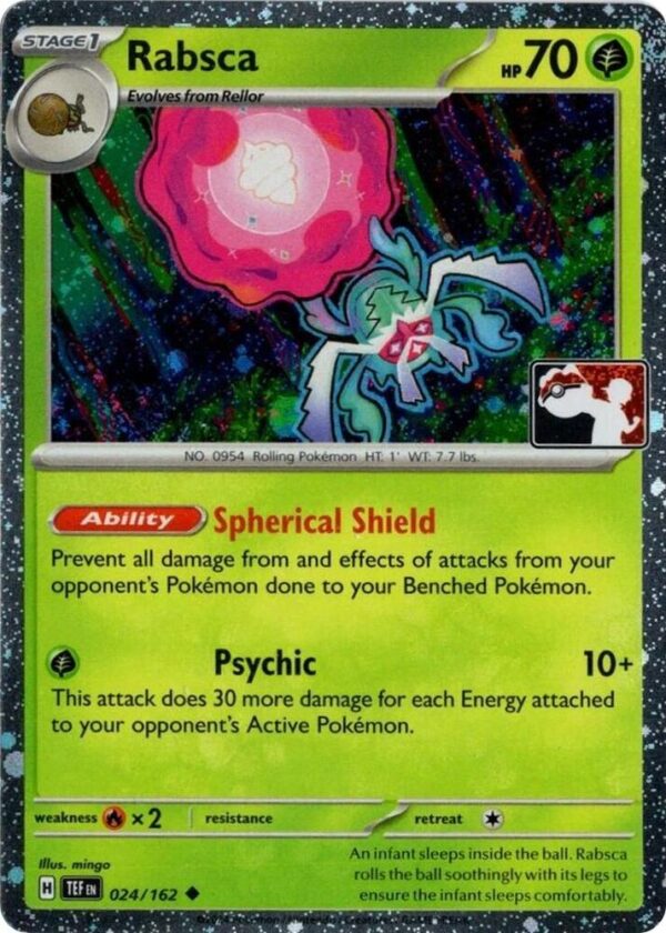 Rabsca (Cosmos Holo) 024/162 Holofoil Prize Pack Series Cards