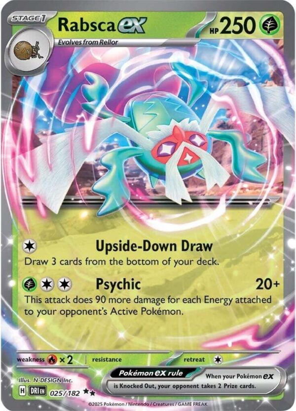 Rabsca ex 025/182 Holofoil SV10: Destined Rivals
