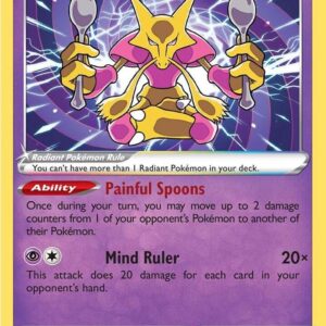 Radiant Alakazam 059/195 Holofoil SWSH12: Silver Tempest Radiant Alakazam 059/195 Holofoil SWSH12: Silver Tempest
