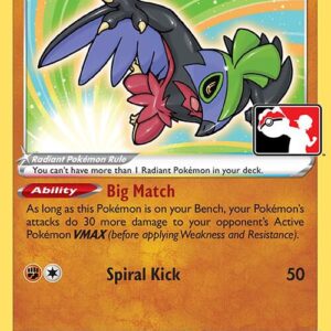 Radiant Hawlucha 081/189 Holofoil Prize Pack Series Cards