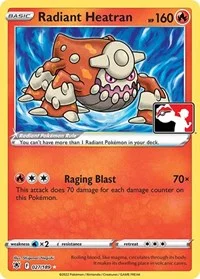 Radiant Heatran | 027/189 | Holofoil | Prize Pack Series Cards