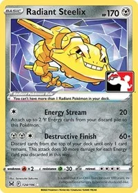 Radiant Steelix | 124/196 | Holofoil | Prize Pack Series Cards