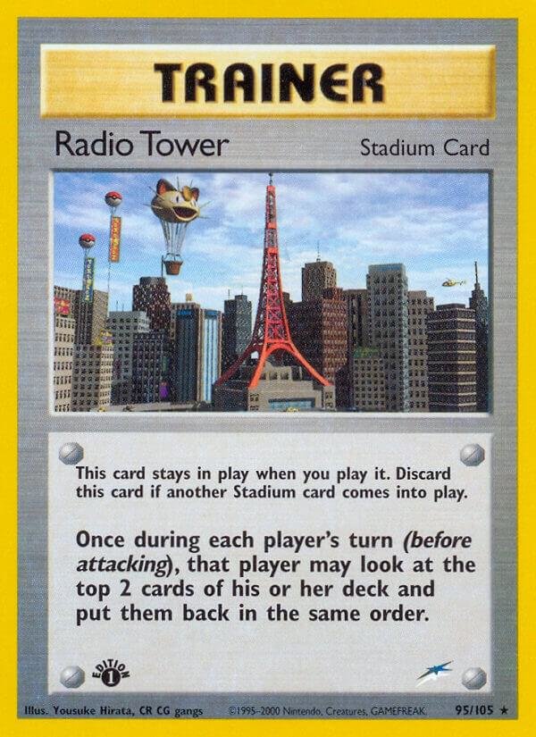 Radio Tower 095/105 1st Edition Neo Destiny Radio Tower 095/105 1st Edition Neo Destiny