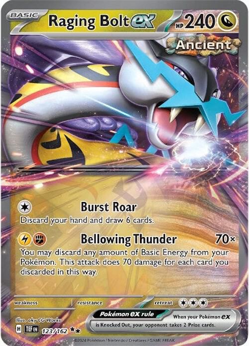 Raging Bolt ex 123/162 Holofoil SV05: Temporal Forces