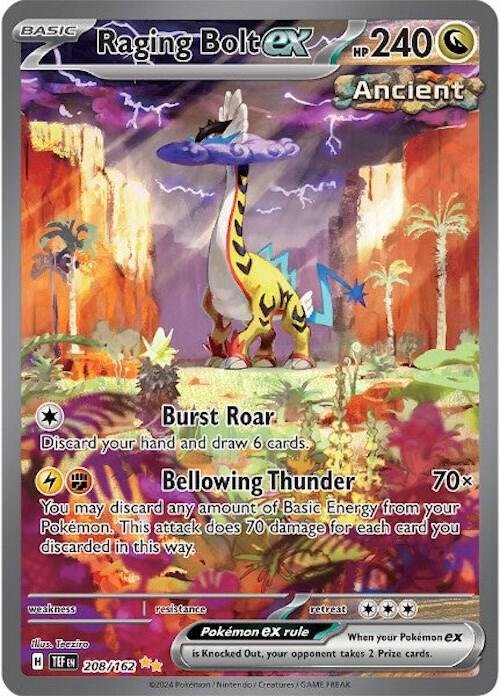 Raging Bolt ex 208/162 Holofoil SV05: Temporal Forces Raging Bolt ex 208/162 Holofoil SV05: Temporal Forces