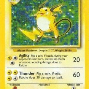 Raichu 014/102 Holofoil Base Set Raichu 014/102 Holofoil Base Set