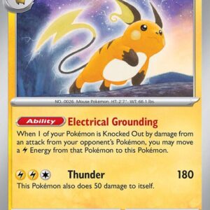 Raichu 019/091 (Paldean Fates) Normal Deck Exclusives