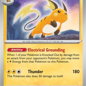 Raichu 026/165 Reverse Holofoil SV: Scarlet & Violet 151