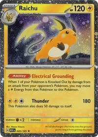 Raichu 026/165 (Cosmos Holo) | Holofoil | Miscellaneous Cards & Products