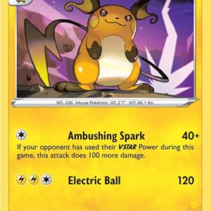 Raichu 050/195 Reverse Holofoil SWSH12: Silver Tempest Raichu 050/195 Reverse Holofoil SWSH12: Silver Tempest