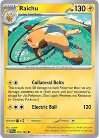 Raichu | 052/162 | Normal | SV05: Temporal Forces