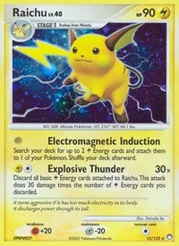 Raichu | 15/123 | Reverse Holofoil | Mysterious Treasures
