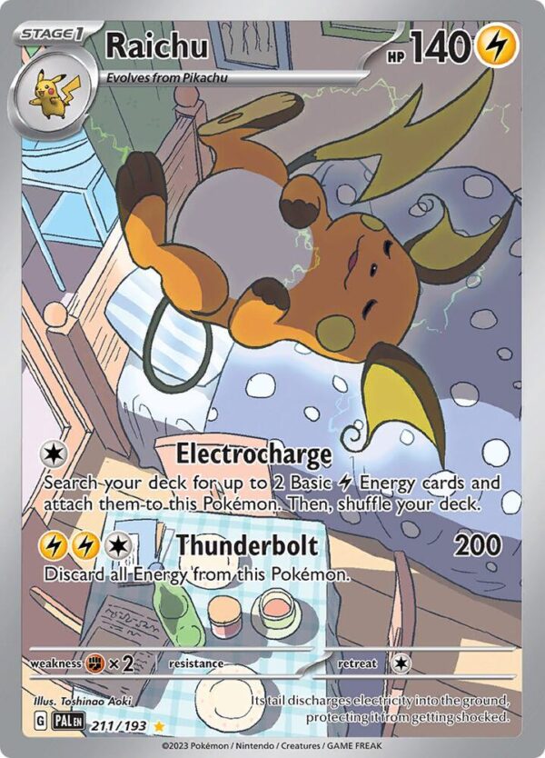 Raichu 211/193 Holofoil SV02: Paldea Evolved Raichu 211/193 Holofoil SV02: Paldea Evolved