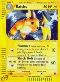 Raichu (25) | 025/165 | Reverse Holofoil | Expedition Raichu (25) | 025/165 | Reverse Holofoil | Expedition