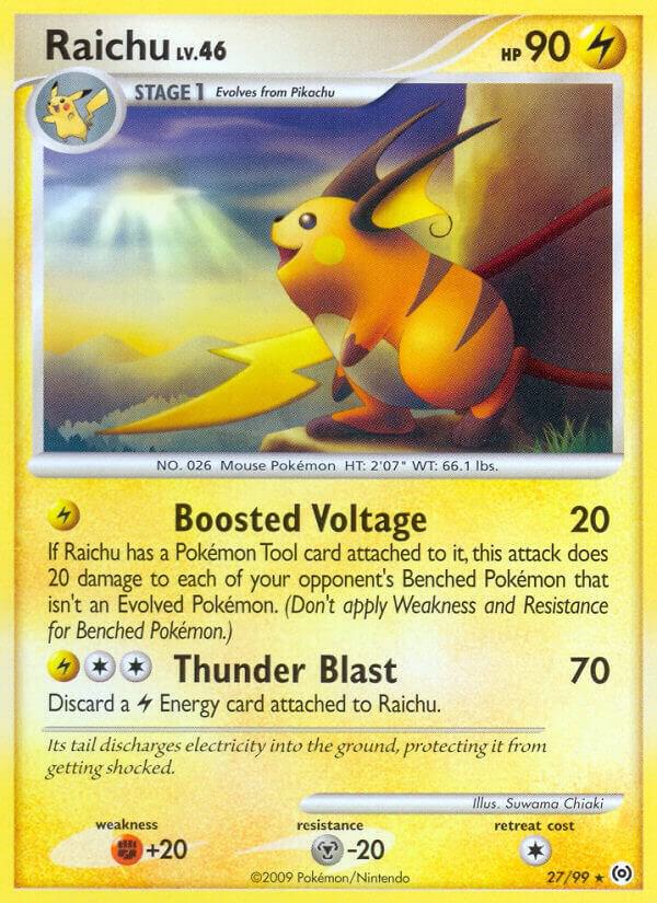 Raichu 27/99 Reverse Holofoil Arceus