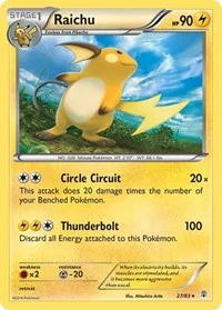 Raichu | 27/83 | Holofoil | Generations