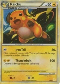 Raichu (#30 Holo) | 30/30 | Holofoil | HGSS Trainer Kit: Gyarados & Raichu