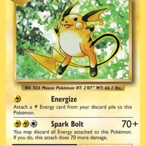 Raichu 36/108 Reverse Holofoil XY – Evolutions Raichu 36/108 Reverse Holofoil XY – Evolutions