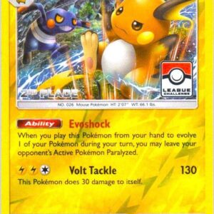 Raichu 41/147 (League Challenge) [2nd Place] 041/147 Reverse Holofoil League & Championship Cards