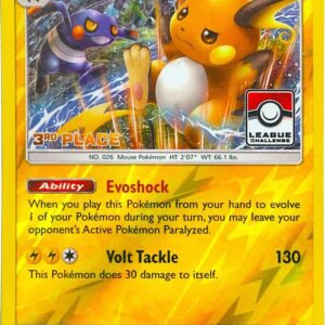Raichu 41/147 (League Challenge) [3rd Place] 041/147 Reverse Holofoil League & Championship Cards