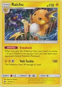 Raichu | 41/147 (Cosmos Holo) | 041/147 | Holofoil | Blister Exclusives