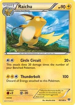 Raichu 43/146 (Battle Arena Deck Exclusive) 043/146 Normal Deck Exclusives Raichu 43/146 (Battle Arena Deck Exclusive) 043/146 Normal Deck Exclusives