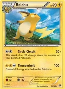 Raichu | 43/146 (Battle Arena Deck Exclusive) | 043/146 | Normal | Deck Exclusives