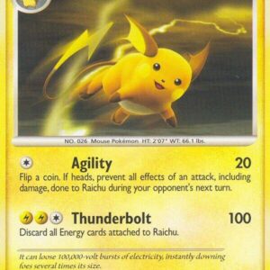 Raichu 45/100 Reverse Holofoil Majestic Dawn Raichu 45/100 Reverse Holofoil Majestic Dawn