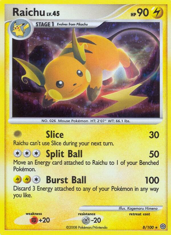 Raichu 8/100 Holofoil Stormfront Raichu 8/100 Holofoil Stormfront