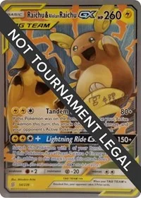 Raichu & Alolan Raichu GX | 2019 (Haruki Miyamoto) | 54/236 | Normal | World Championship Decks