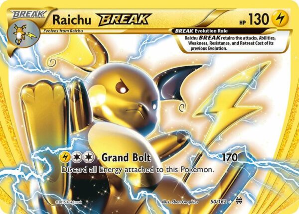 Raichu BREAK 50/162 Holofoil XY – BREAKthrough Raichu BREAK 50/162 Holofoil XY – BREAKthrough