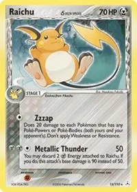Raichu (Delta Species) | 15/110 | Reverse Holofoil | Holon Phantoms